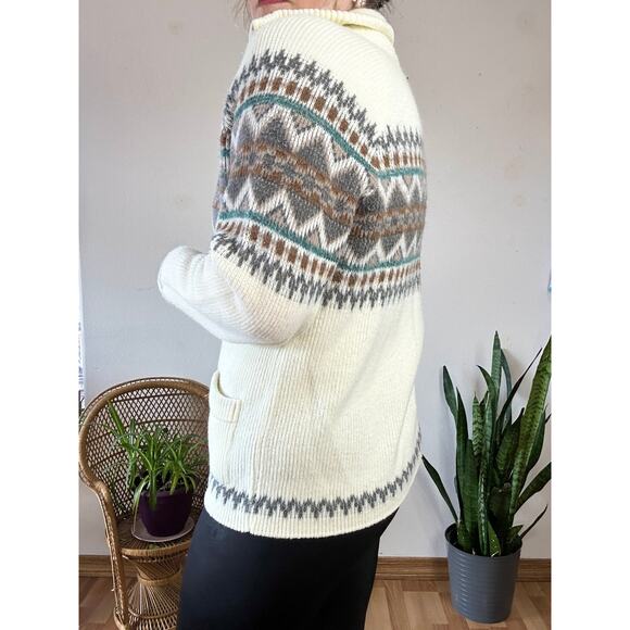 80’s The Dude Style Zip Cardigan - Picture 3 of 11